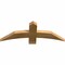 Ekena Millwork Bellingham Rough Sawn Timber Gable Bracket, Western Red Cedar, 36"W x 13"H x 2"D x 4"F, 9/12 Pitch GBW036X13X0204BEL00RWR - alternate 5